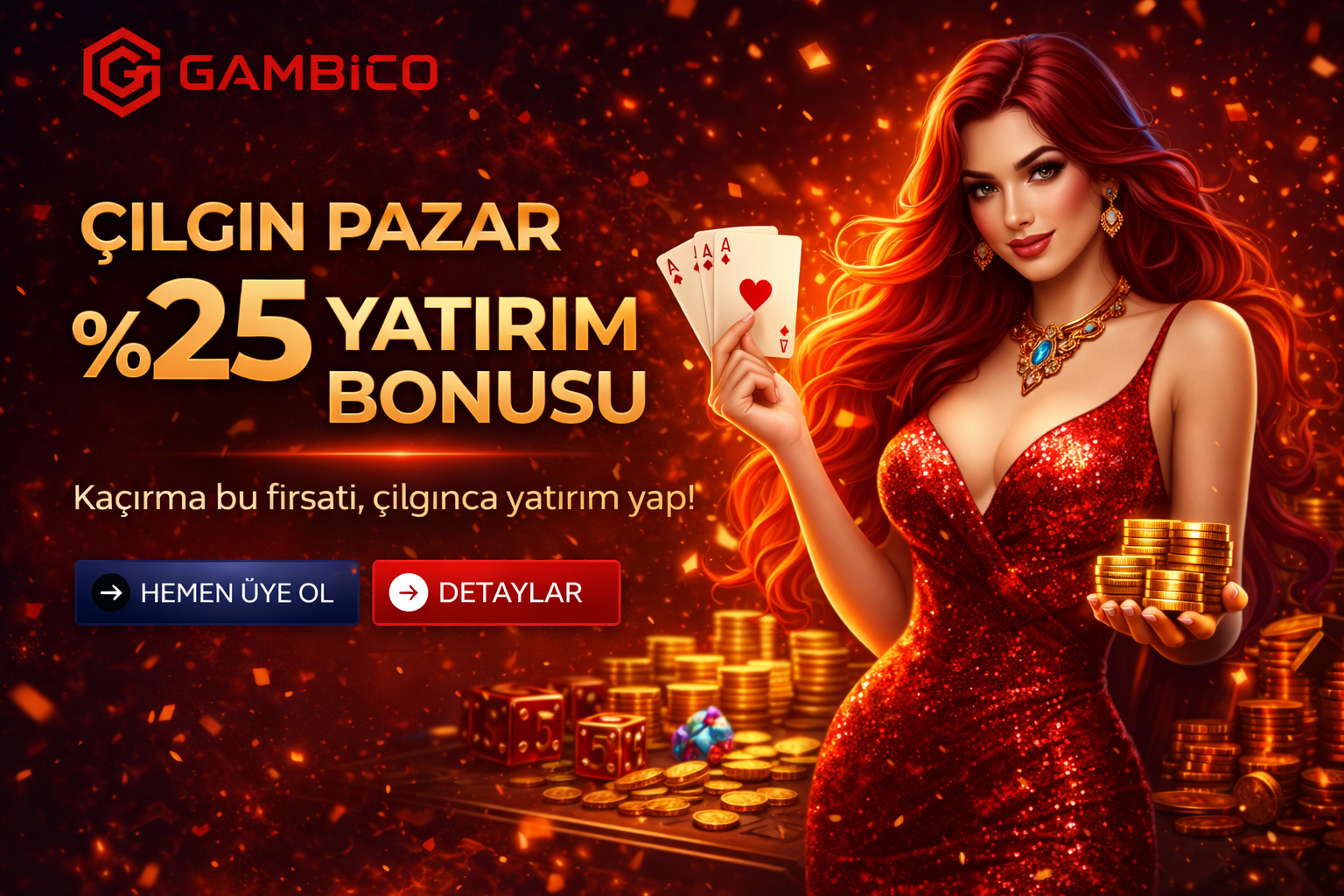 Çılgın Pazar %25 Yatırım Bonusu