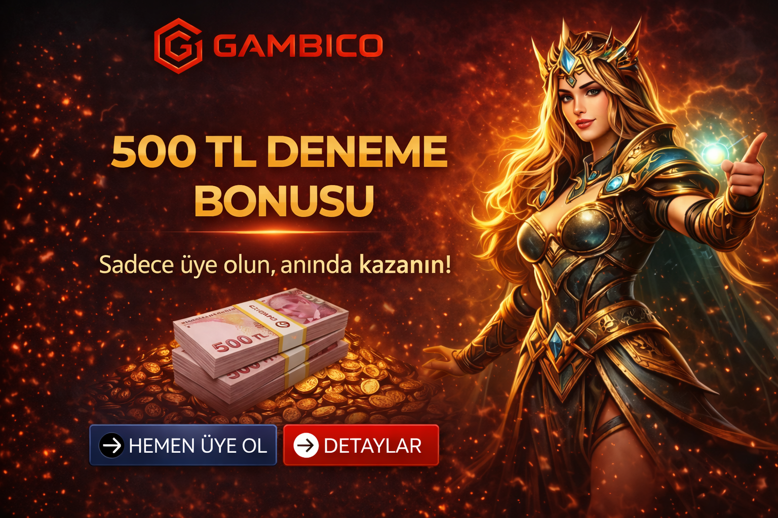 500 TL DENEME BONUSU